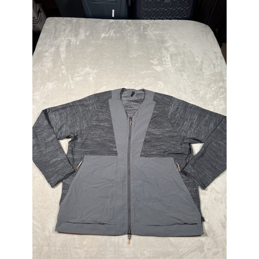 Lululemon Lab Versa Jacket Mens L-XL Graphite Gray Black